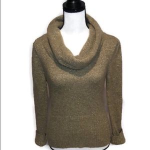 4/$25 Loft gold sparkle sweater. Size MP.